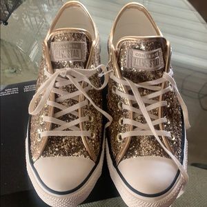 Gold Glitter Converse ALLSTAR